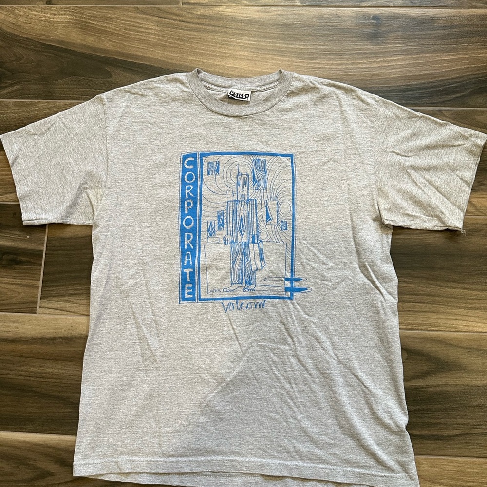 Volcom Gray Graphic T-Shirt